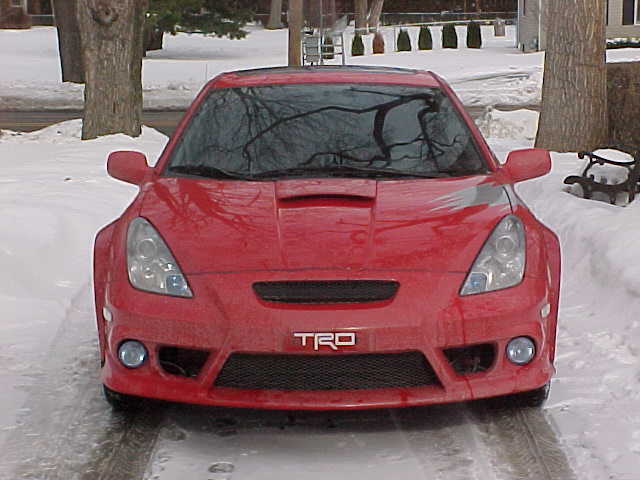 Authentic TRD Body Kit + Spoiler (RED) In good used condition