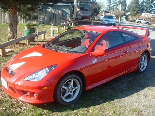 toyota celica 2003 red