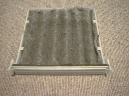 2001 Toyota celica cabin air filter
