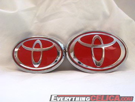 Emblem Toyota red
