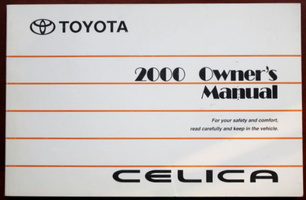 celica owners manual 000