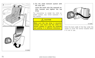 celica owners manual 070