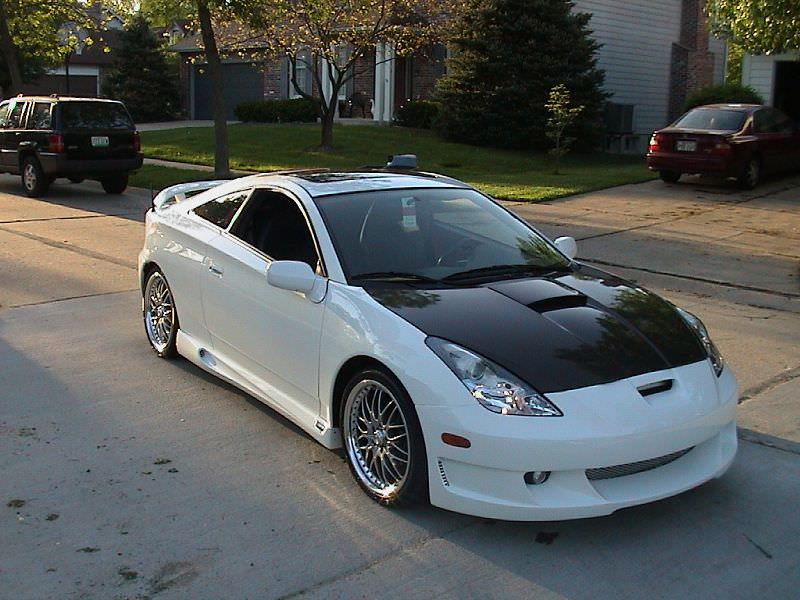 anyone pic-white kam kit-carbon hood-black rims with... - Celica Hobby